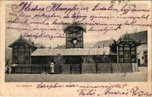 1905 Kovászna, Covasna; Pokolsár gyógyfürdő / Baia Balta dracului / spa, bathhouse (EB)