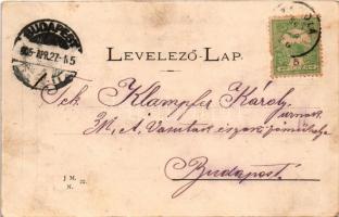 1905 Kovászna, Covasna; Pokolsár gyógyfürdő / Baia Balta dracului / spa, bathhouse (EB)