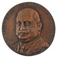 Gáti Gábor (1937-) 1974. "Scipiades Elemér 1875-1944. / PRO MATERNITATE" kétoldalas öntött bronz plakett (~77mm) T:AU