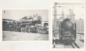 VONAT, GŐZMOZDONY - 16 MODERN képeslap. Sygnatura Kft. / LOCMOTIVE, TRAIN - 16 modern postcards