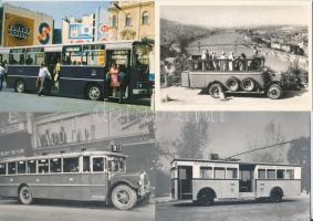 AUTÓBUSZ - 7 db MODERN képeslap / AUTOBUS - 7 modern postcards