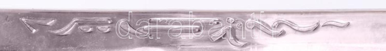 Modern dísz katana, hüvelyében, kopással, h: 66 cm