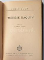 3 db könyv - Philippe: Donadieu Mária. + Carlyle Tamás: Hősökről. + Zola, Émile: Thérése Raquin. Bp....