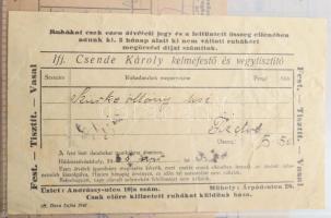 Kb. 20 db Hódmezővásárhellyel kapcsolatos számla