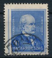 1932/1937 Arcképek I. 4f végigfutó függőleges papírránccal