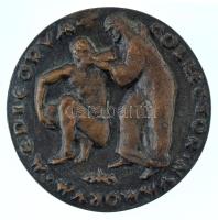 Csúcs Ferenc (1905-1999) 1959k. "Dr. Varannai Gyula / COLLECTOR NVMMORVM MEDICORVM" kétold...