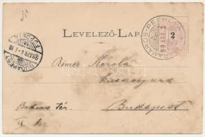 1899 Máramarossziget, Sighetu Marmatiei; Kamarai út a Magtár állomásig, Osztrák kaszárnya főbejárója...