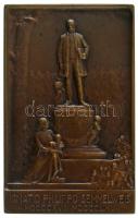 Berán Lajos (1882-1943) 1906. "Semmelweis Ignác Fülöp 1818-1865 / MEDICO HUNGARO PROF. ARTIS OBSTETR. IN UNIV. BUDAPESTINENSI INDAGATORI INDEFESSO CONSERVATORI MATRUM SIGNUM AERE IN ORBE UNIVERSO COLLECTO POSUERUNT COLLEGAE BUDAPESTINI" kétoldalas bronz emlékérem (50x80mm) T:AU