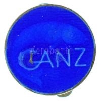 1930 k. "Ganz" halat ábrázoló (Márna?) zománcozott gomblyukjelvény (17mm) T:XF zománchiba