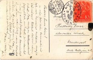 1938 Losonc, Lucenec; Reform. kostol / református templom, teherautó / Calvinist church, truck. phot...