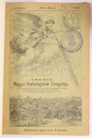 1905 A Szent Kereszt Magyar Hadseregének Tárogatója I. évf. 1. sz., 1905. május.  32+32+2+67-242+4 p. Átkötött félvászon-kötésben, régi intézményi bélyegzésekkel, kopott borítóval.