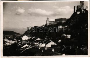 1941 Trencsén, Trencín; vár / castle. photo
