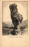 Dézna, Dezna; az Odaliszk a déznai várhegyen / Cetatea Dezna / castle hill, rock