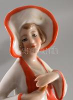 Grafenthal teniszezőnő, jelzett, m: 14 cm