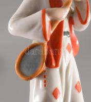 Grafenthal teniszezőnő, jelzett, m: 14 cm