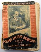 Christie, Agatha: Poirot mester bravurja. Bp., Palladis. Kiadói papírkötés, széteső állapotban