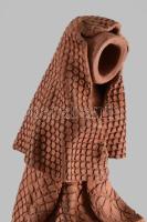 Garányi József (Budapest, 1928 - Budapest, 2015): Nőalak. Kézzel formált, mázas kerámia. Alján jelze...