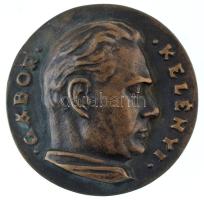 Csúcs Ferenc (1905-1999) 1948. "Kelényi Gábor" kétoldalas bronz emlékérem peremén "10" sorszámmal (71mm) T:AU,XF patina