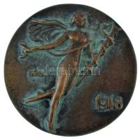 Csúcs Ferenc (1905-1999) 1948. "Kelényi Gábor" kétoldalas bronz emlékérem peremén "10...