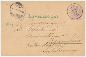 1899 Detta, Ghedu, Deta; Fő utca, Régi római katolikus templom, Braumüller palota, Jáger Péter sírbo...