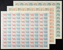 1972 Óbuda - Buda - Pest hajtatlan teljes ívsor