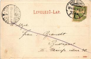 1904 Nagyszeben, Hermannstadt, Sibiu; Grosser Ring / Nagy piac, lovas hintók, tér. Karl Graef kiadás...