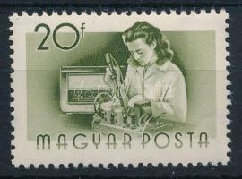 1955 Munka 20f számvízjellel (25.000)