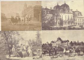 7 db MODERN reprint képeslap: Erzsébet királyné (Sissi) / 7 MODERN reprint postcards of Empress Elisabeth of Austria (Sisi)