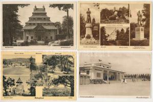 16 db főleg RÉGI magyarországi város képeslap, közte 8 db Mátra / 16 mainly pre-1945 Hungarian town postcards, with 8 Matra mountains