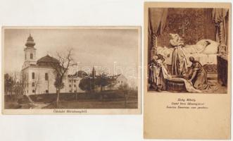 16 db főleg RÉGI magyarországi város képeslap, közte 8 db Mátra / 16 mainly pre-1945 Hungarian town ...