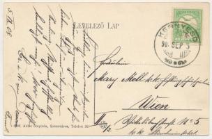 1908 Demsus, Densus (Hunyad); "Római templom". Román kori ortodox templom. Adler fényirda ...