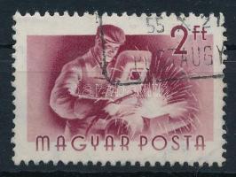 1955 Munka 2Ft bélyeg számvízjellel (25.000)