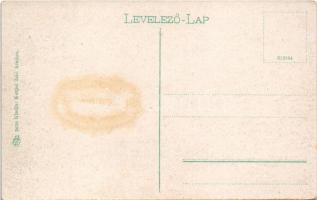 Arad, Andrássy téri részlet, városi autóbusz, Központi Divatáruház, Neumann M. üzlete, Fehér Kereszt...