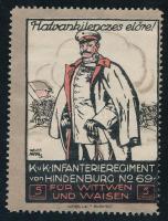 ~1916 Hatvankilences előre! 5 Heller adománybélyeg