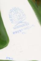 Herendi piros rózsa, jelzett, hibátlan, h: 7,5 cm