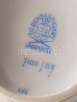 Herendi Kitty mintás váza, jelzett, hibátlan, m: 12,5 cm