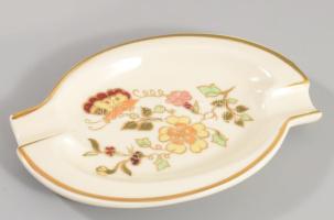 Zsolnay pillangó mintás hamuzó. Jelzett, hibátlan, h: 12 cm