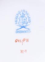 Herendi petrezselyemlevél mintás kiöntő és sóborskínáló, jelzett, hibátlan, m: 9 cm