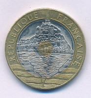Franciaország 1993. 20Fr trimetál "Mont-Saint-Michel" T:XF
France 1993. 20 Francs trimeta...