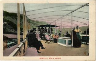 Ada Kaleh (Orsova), hajón / on a ship (fl)