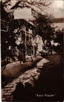 Ada Kaleh (Orsova), Strada principala / Hauptgasse / Fő utca, hölgy / main street, lady. photo