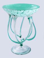 Jozefina Krosno iparművész kínáló, jelzés nélkül, kis pattanással, m: 17,5 cm