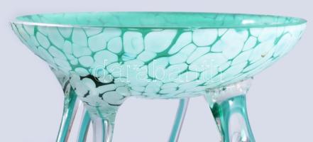 Jozefina Krosno iparművész kínáló, jelzés nélkül, kis pattanással, m: 17,5 cm