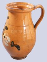 Köcsög. Tiszántúl, cca 1900, mázkopással, m: 23 cm