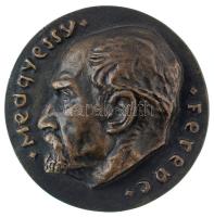 Csúcs Ferenc (1905-1999) 1955. "Medgyessy Ferenc / VORREI RINASCERE PER RICOMIN CIARE - 1955 VII 4" öntött bronz kétoldalas emlékérem, peremén "11"-es sorszámmal (~90mm) T:AU patina Hungary 1955. "Medgyessy Ferenc / VORREI RINASCERE PER RICOMIN CIARE - 1955 VII 4" cast bronze, double-sided commemorative plaque with "11" serial number on the edge. Sign.: Ferenc Csúcs (~90mm) C:AU patina