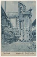 1938 Vajdahunyad, Hunedoara; Uzinele de fier, Furnalul principal / vasgyár, iparvasút, kohó. N. Tintea kiadása / iron works, factory, industrial railway, furnace (EK)
