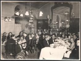 1933 A Pesti Szent Imre Kollégium Szent Imre Köre teaestélye a Rákóczi úti Pannónia Szállodában, 3 d...