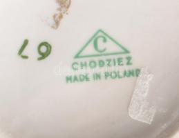 Chodziez 2 darab lengyel váza, jelzett, hibátlan, m:12-16 cm