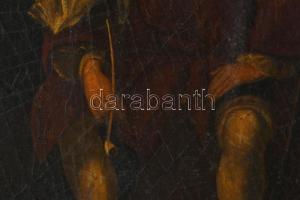 Jelzés nélkül: Szerelmespár. Olaj, karton, apró felületi sérüléssel. Dekoratív, sérült fakeretben. 3...