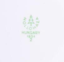 Hollóházi 6 darab csésze alátéttel, hibátlan